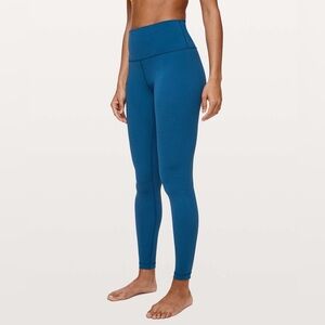 Lululemon Wunder Under High-Rise Tight 28" Full-On Luxtreme Womens 8 Deep Marine